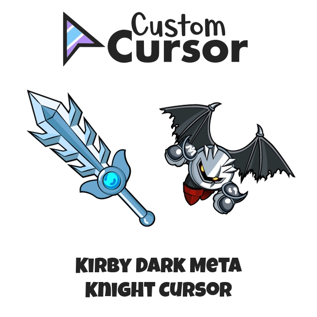 Kirby Dark Meta Knight cursor – Custom Cursor