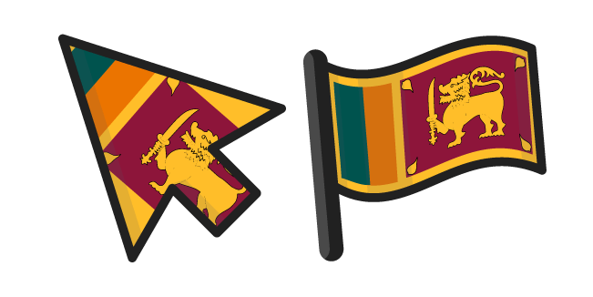 Sri Lanka Flag Cursor