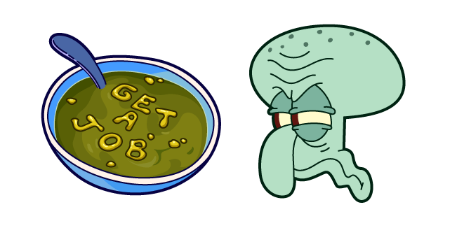 SpongeBob Get a Job Soup Meme курсор