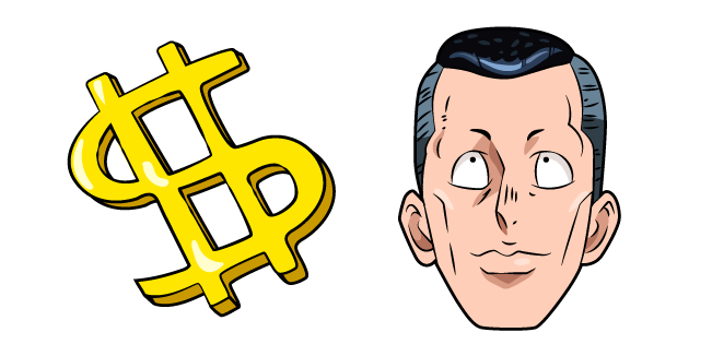 JoJo's Bizarre Adventure Okuyasu and Dollar Sign Cursor