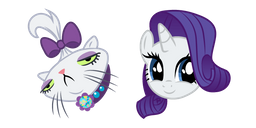 My Little Pony Opalescence and Rarity Curseur