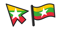 Myanmar Flag Cursor