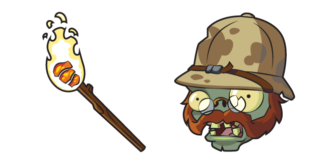 Plants vs. Zombies Fisherman Zombie cursor – Custom Cursor