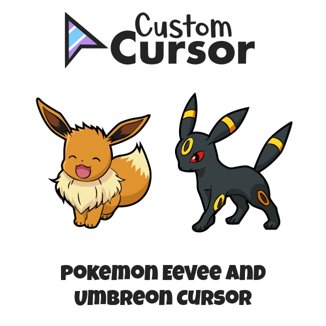 Pokemon Eevee and Umbreon cursor – Custom Cursor