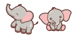Cute Elephant Curseur