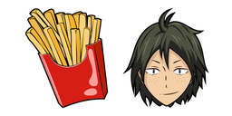 Haikyuu!! Tadashi Yamaguchi and Fries Curseur
