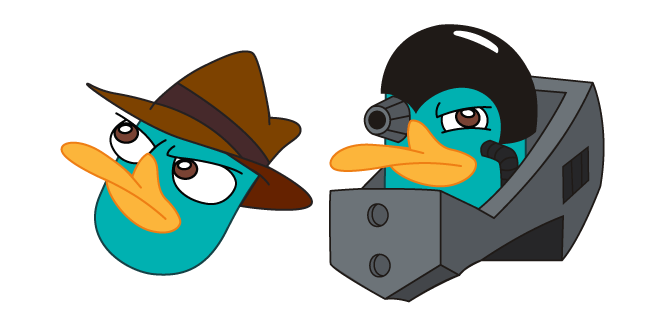 Phineas and Ferb Perry the Platypus and Platyborg Cursor