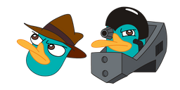 Phineas and Ferb Perry the Platypus and Platyborg Cursor
