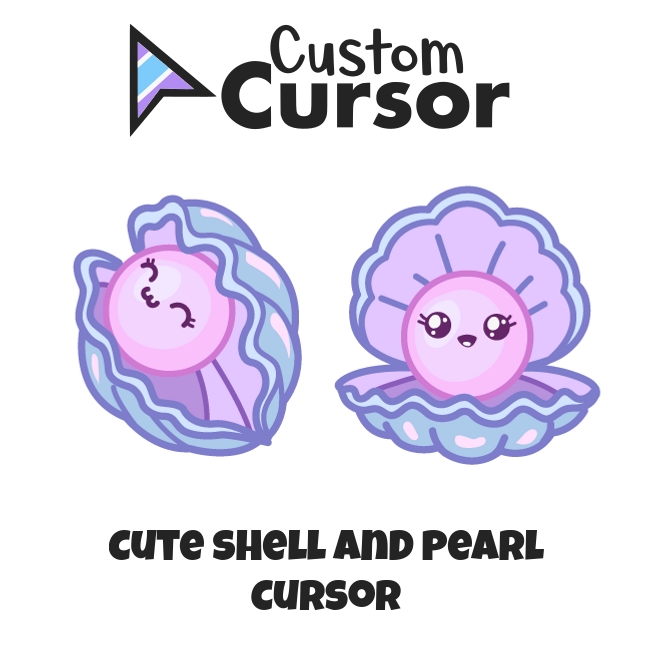 Cute Shell and Pearl cursor – Custom Cursor