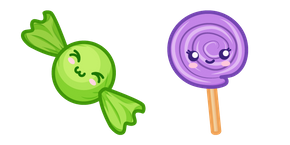  Cute Candy and Lollipop Curseur