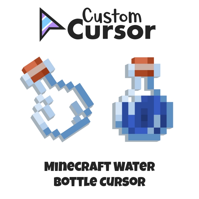 Minecraft Water Bucket and Sword Curseur – Custom Cursor