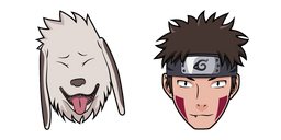 Naruto Kiba Inuzuka and Akamaru Cursor