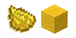 Minecraft Yellow Dye and Wool  Cursor