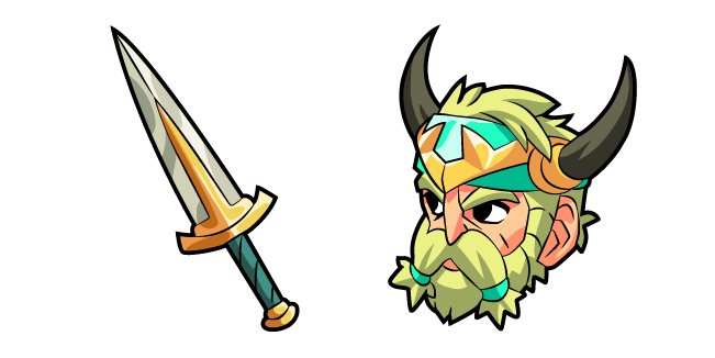 Brawlhalla Bödvar and Sword Cursor