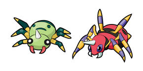 Pokemon Spinarak and Ariados Curseur