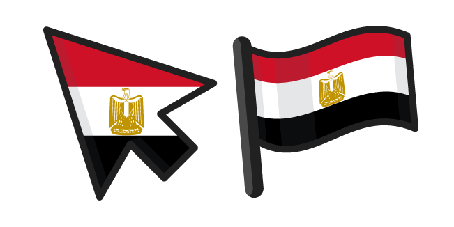 Флаг Египта курсор