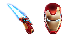 Fortnite Iron Man and Energy Blade Cursor