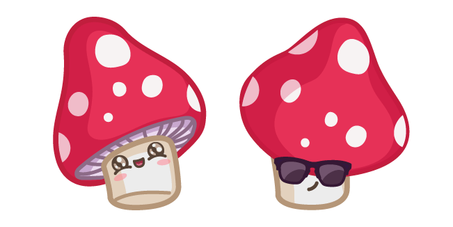 Cute Cool Mushroom Cursor