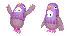 Fall Guys Character in Pigeon Costume cursor
