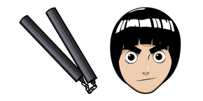 Naruto Rock Lee and Nunchucks Cursor