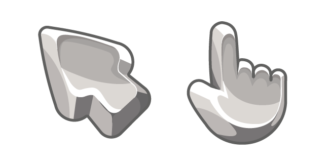 Material Plata Cursor