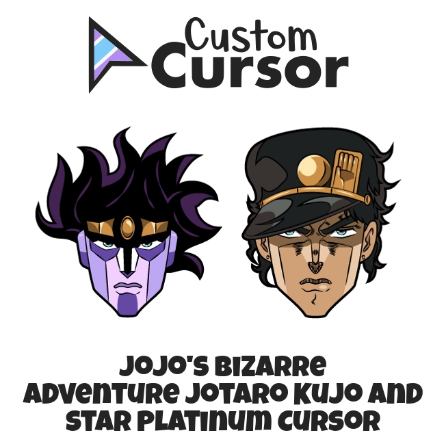 JoJo's Bizarre Adventure Jotaro Kujo and Star Platinum cursor – Custom  Cursor
