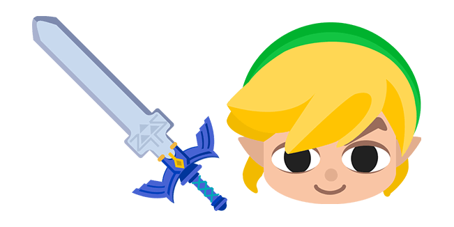 The Legend of Zelda Toon Link Master Sword курсор