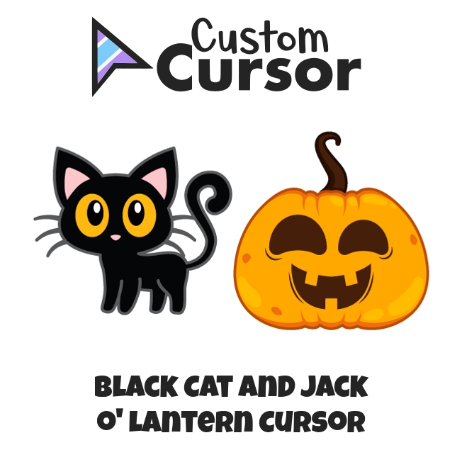 Halloween Candy Corn & Jack-O-Lantern Animated Cursor