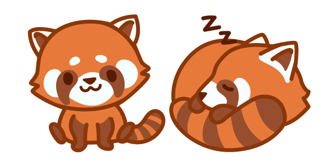 Cute Red Panda Cursor