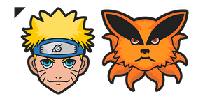 Naruto and Kurama Curseur