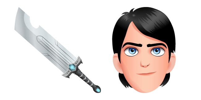 Trollhunters Tales of Arcadia Jim Lake Jr and Sword of Daylight cursor –  Custom Cursor