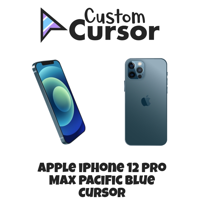 Apple iPhone 12 Pro Max Pacific Blue cursor – Custom Cursor