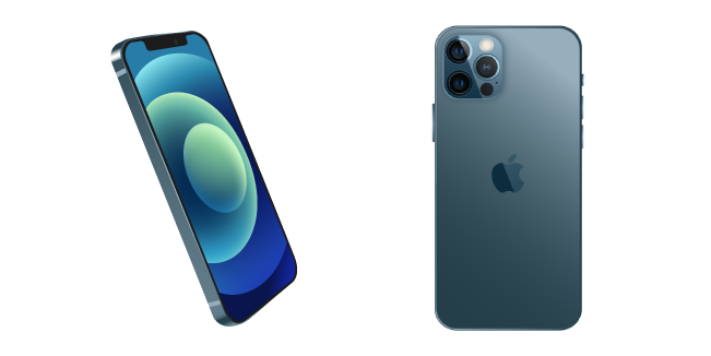 Apple iPhone 12 Pro Max Pacific Blue Cursor