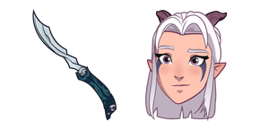 The Dragon Prince Rayla and Dagger cursor