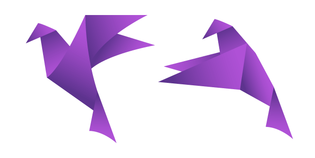 Origami Duck cursor – Custom Cursor