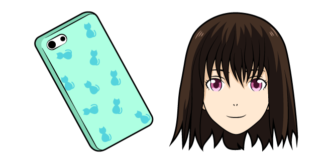 Noragami Iki Hiyori and Phone cursor – Custom Cursor