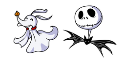 The Nightmare Before Christmas Jack Skellington and Zero Curseur