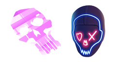 Fortnite Holo Skull and Party Trooper Cursor