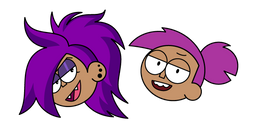 OK K.O.! Let's Be Heroes Enid Mettle and Turbo Enid cursor