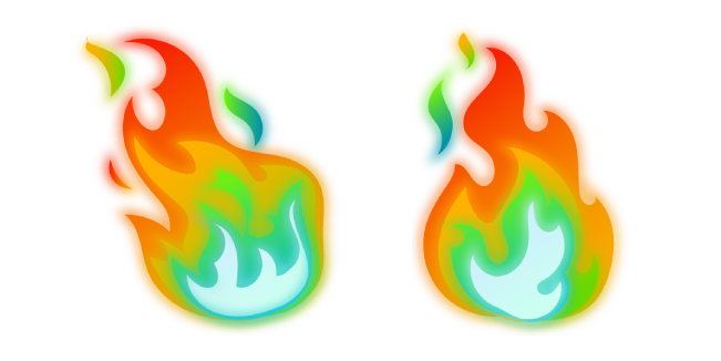 Rainbow Fire Cursor