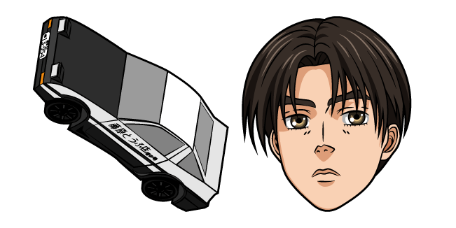 Initial D Fourth Stage Takumi Fujiwara And Toyota Ae86 Cursor Custom Cursor