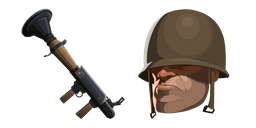 Team Fortress 2 Soldier and Rocket Launcher Curseur