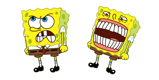 SpongeBob Overtime Meme Cursor