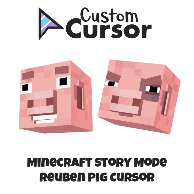 Minecraft Story Mode Reuben Pig cursor – Custom Cursor