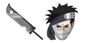 Naruto Zabuza Momochi and Sword Curseur