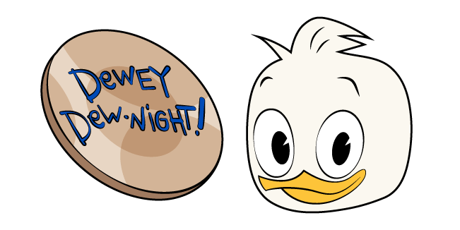 DuckTales Dewey Duck and Dewey Dew Night Cursor