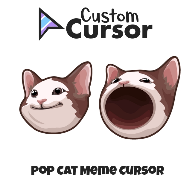 Pop Cat Meme cursor – Custom Cursor