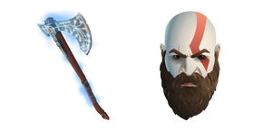 Fortnite Kratos and Leviathan Axe cursor