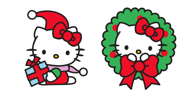 Christmas Hello Kitty Cursor