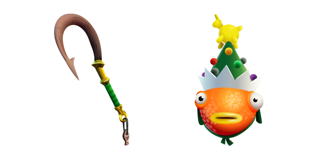 Fortnite Fa-la-la-la Fishstick and Holiday Hook Cursor